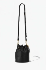 СУМКА MARC JACOBS THE LEATHER BUCKET BAG BLACK