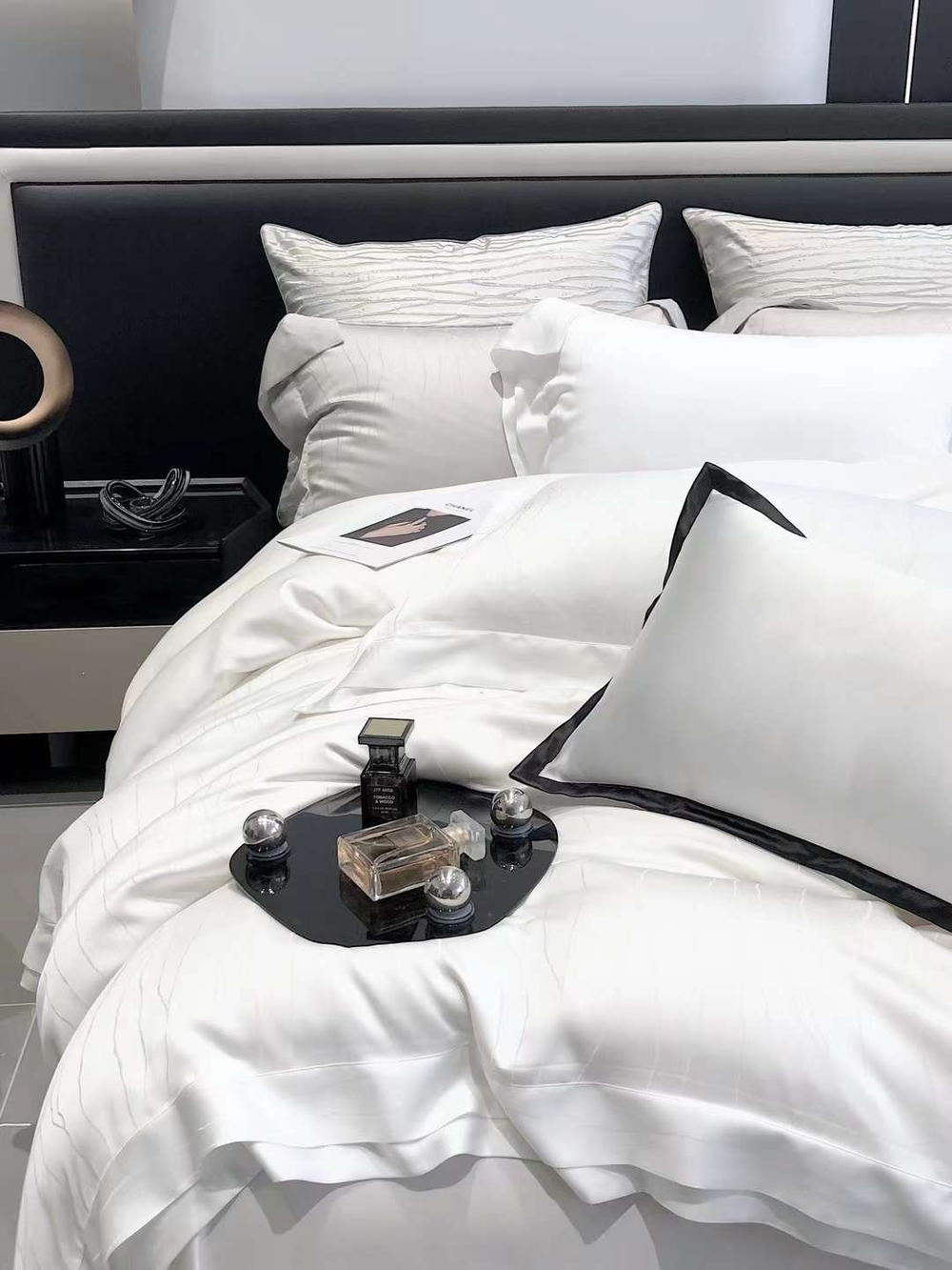 Комплект для сна из тенселя Crystal White