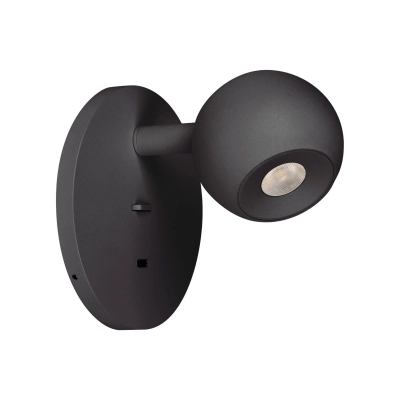 Светильник SP-OTTORI-WALL-CHARGE-6W Warm3000 (BK, 30 deg, 230V, USB-C) (Arlight, IP20 Металл, 3 года)