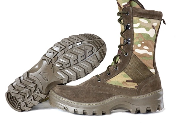 БОТИНКИ С ВЫСОКИМИ БЕРЦАМИ 516 МО «SHOT CAMO MULTI»,  GARSING, натуральная кожа хромового дубления, ткань Cordura Du Pont,