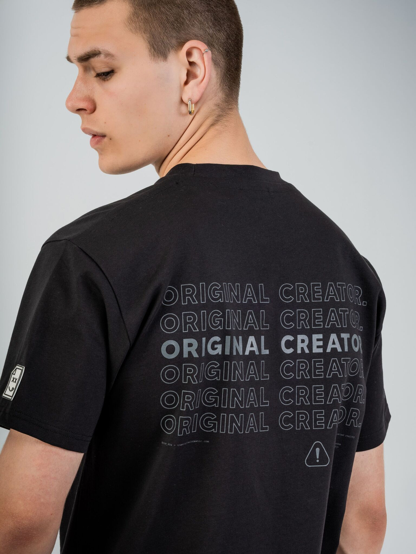 Футболка мужская ORIGINAL CREATOR LOADING GLITCH T-SHIRT, Черный