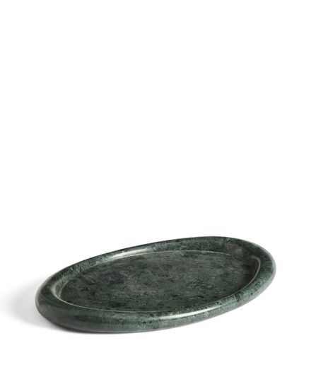 Поднос Lenorel из зеленого мрамора 43 x 28 см