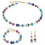Серьги Coeur de Lion Multicolour Gemstone 4905/20-1561