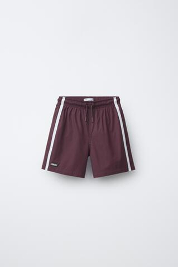ZARA X PUKAS ПЛАВКИ PUKAS SURF, БАКЛАЖАННЫЙ