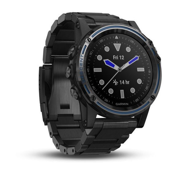 Умные часы - дайвинг компьютер Garmin Descent Mk1 Sapphire серые с титановым ремешком