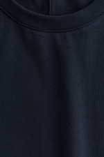 Топ из хлопка пима — короткие рукава, свободный крой - H&M