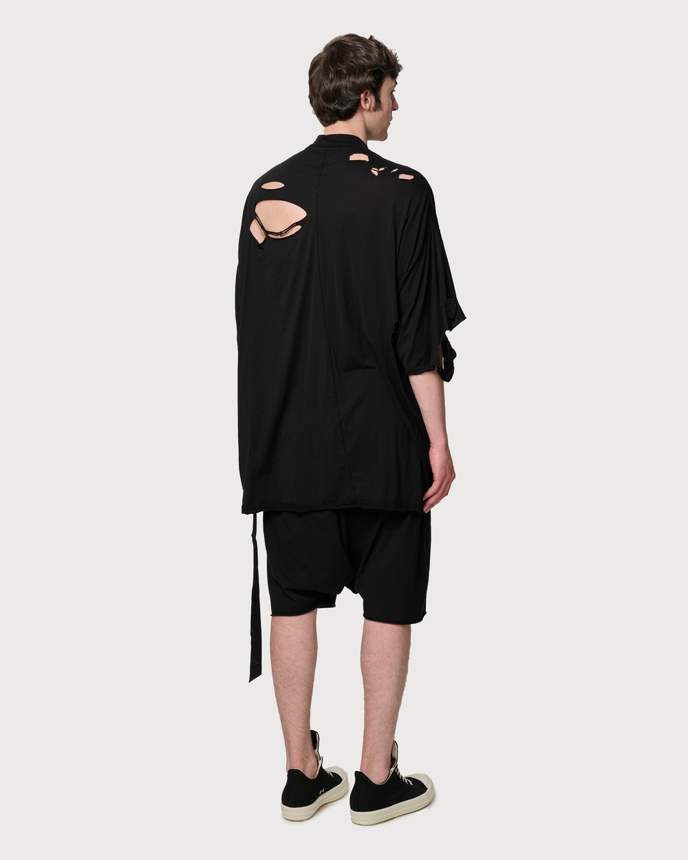 RICK OWENS DRKSHDW ФУТБОЛКА МУЖСКАЯ HOLLYWOOD TOMMY ЧЕРНАЯ