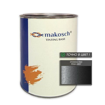 Автоэмаль makosch/HYUNDAI R4G, Базовая эмаль, серый, перламутр, 800мл.