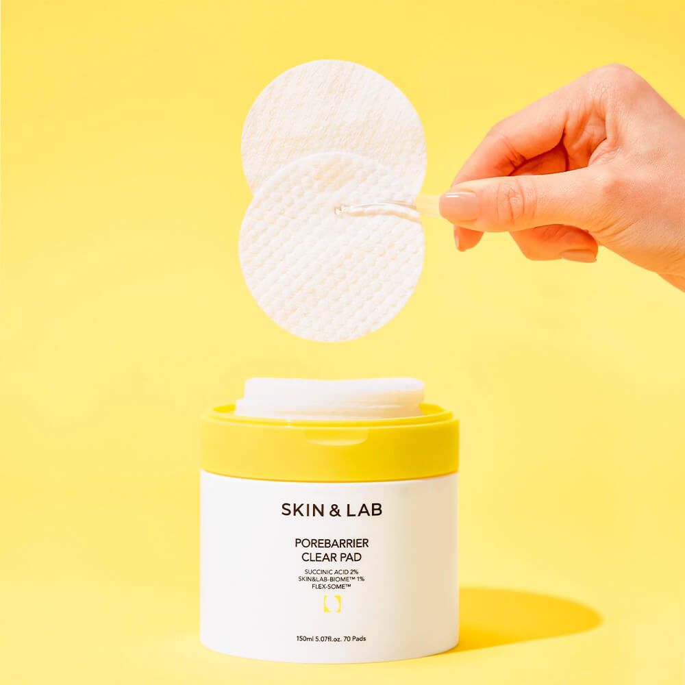Очищающие пэды для сужения пор SKIN&LAB Porebarrier Clear Pad 70 шт. (150 мл)