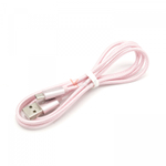 Кабель USB - MicroUSB Hoco X2 (оплетка нейлон) Розовый