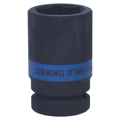 KING TONY (843538M) Головка торцевая ударная глубокая шестигранная 1", 38 мм