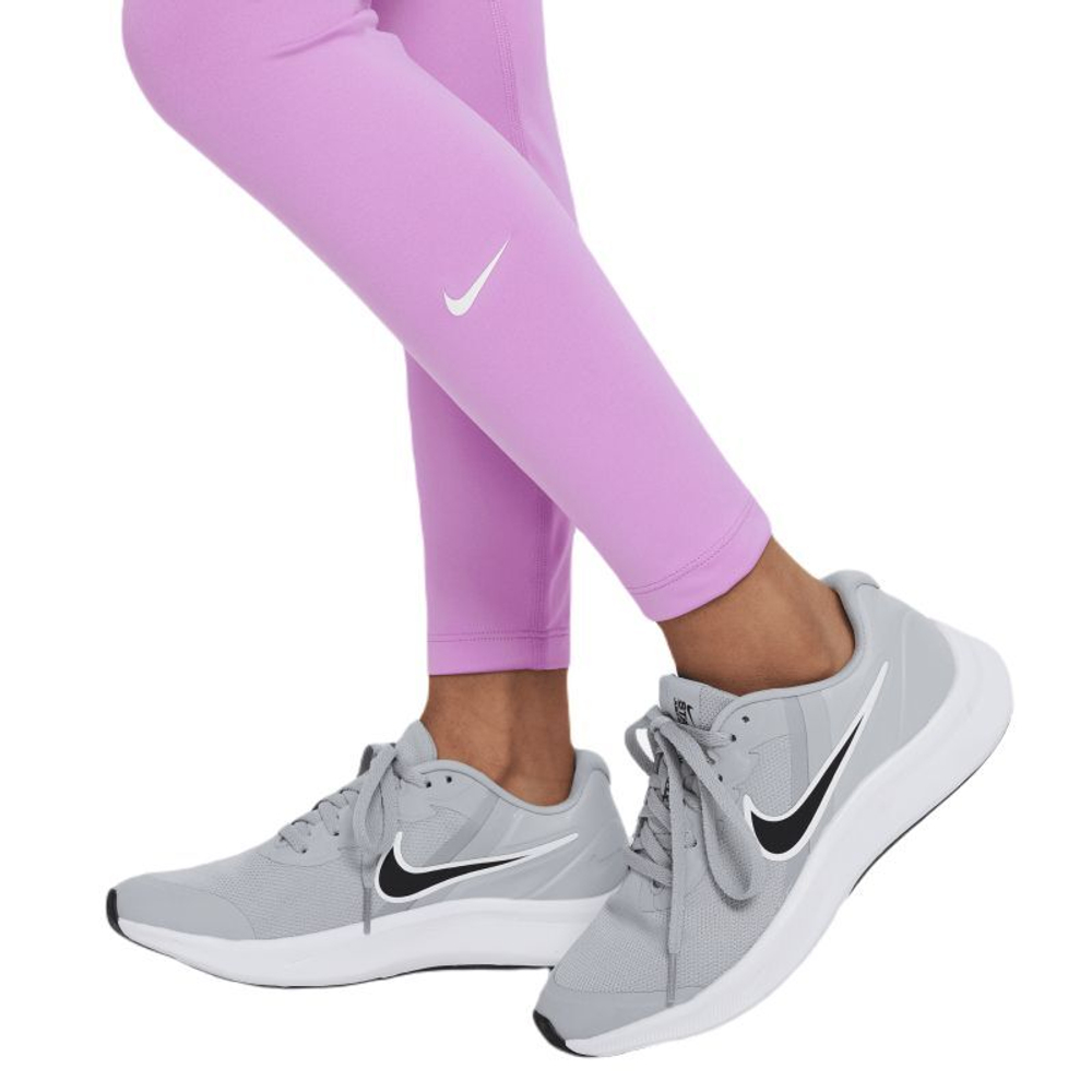 Штаны для девочки теннисные Nike Dri-Fit One Legging - rusch fuchsia/white