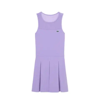 Теннисное платье Lacoste Dual Fabric Pleated Stretch Tennis - purple