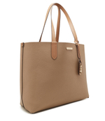 Кожаный шопер двухсторонний + поясная сумка Eliza Michael Kors - коричневый(30F3GZAT4T)