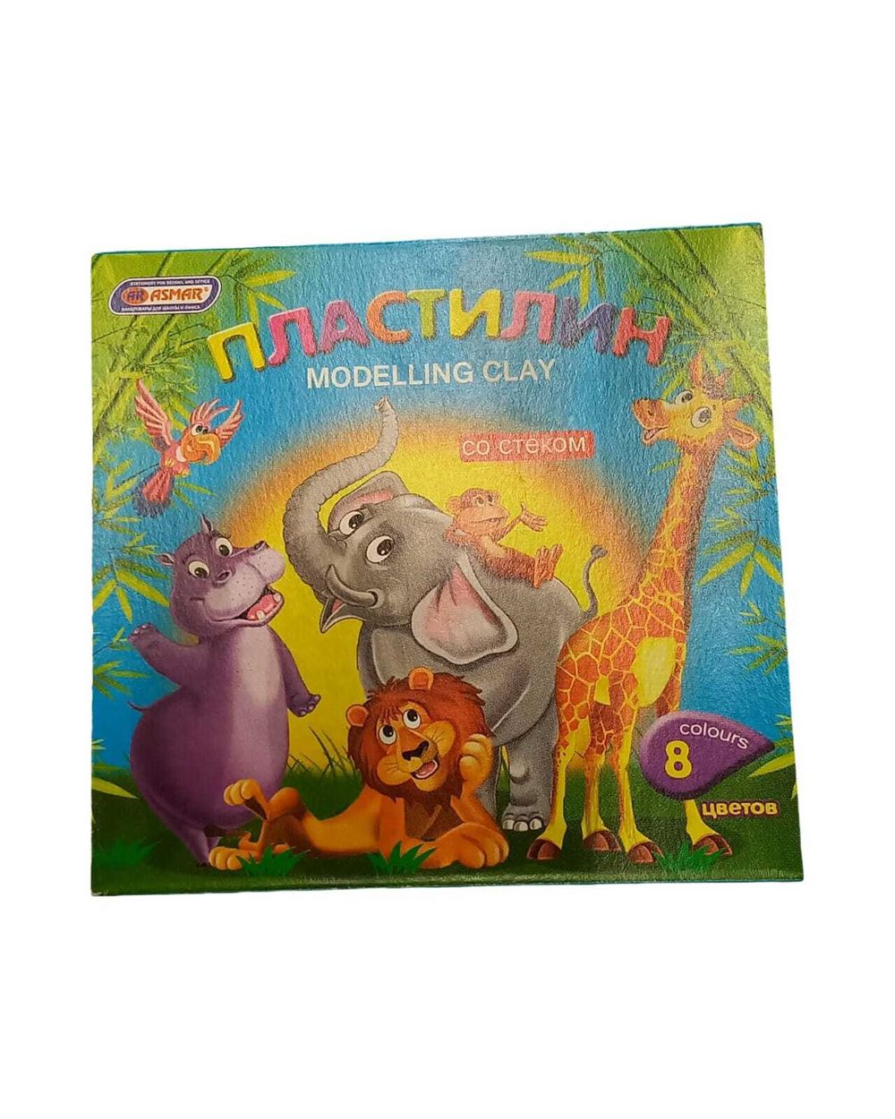 9508 Пластилин мини 8 цветов 120гр.