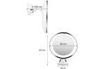 Зеркало косметическое CleverCare Makeup Mirror с подсветкой, 8" 5X