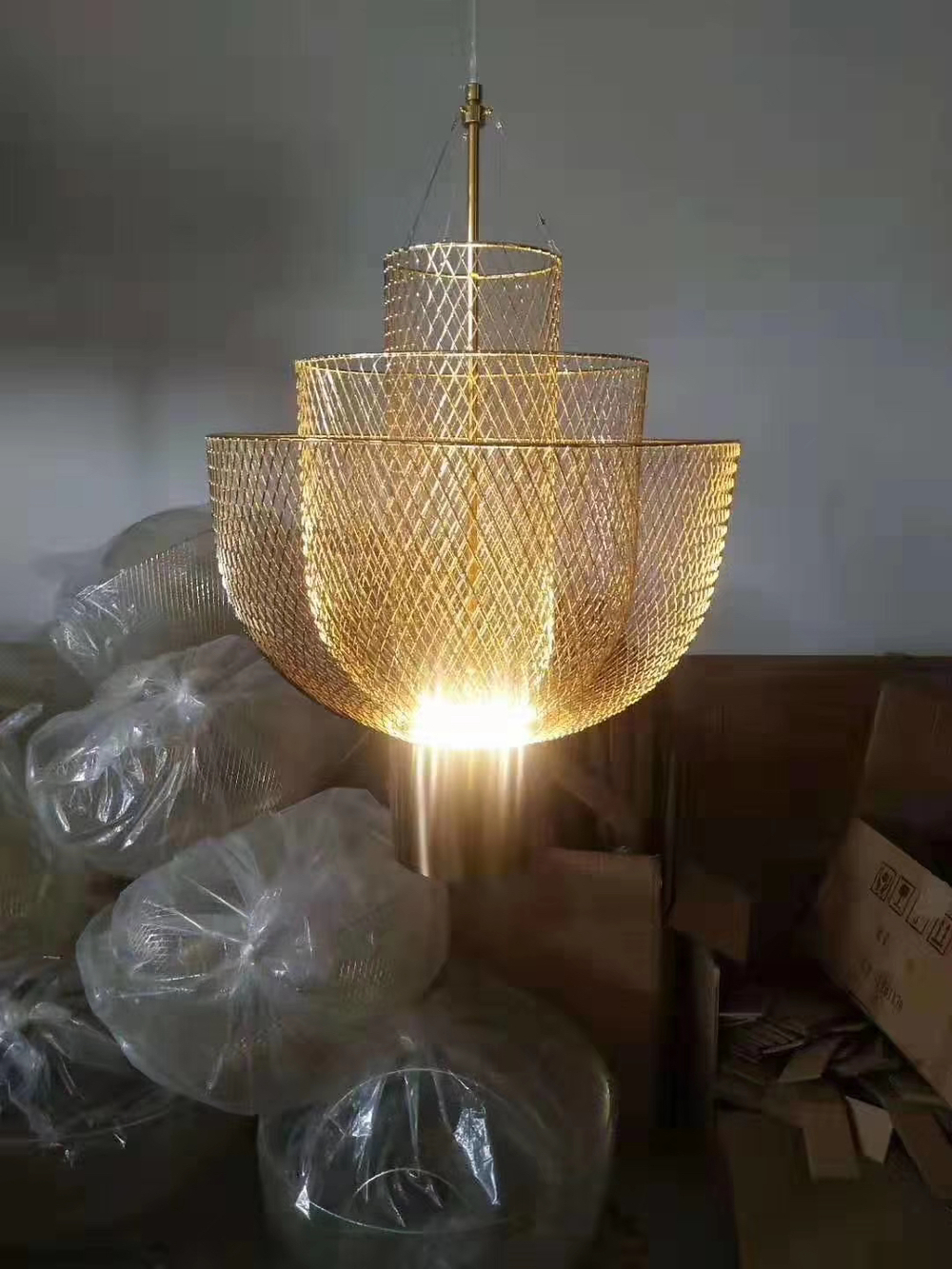 Pendant design lamp Meshmatics by Moooi