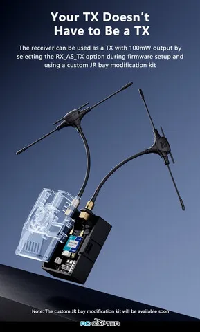 Приёмник GEPRC ELRS 915M/2.4G Gemini Xrossband