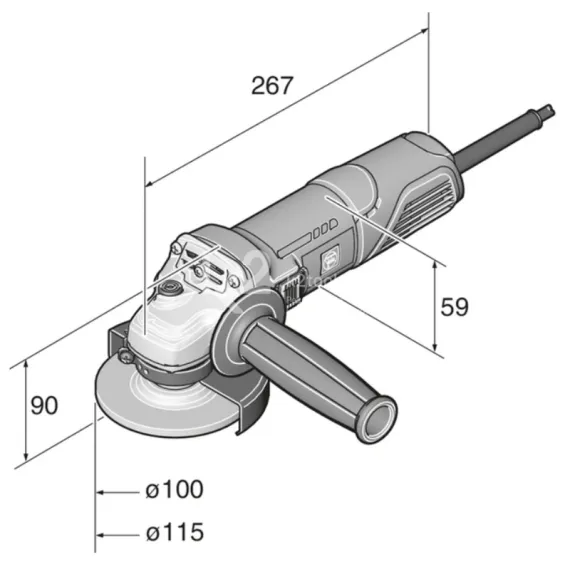 Углошлифовальная машина Fein WSG 7-115