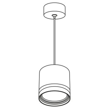 Подвесной светильник 1*GX53 CL002P10 белый  Hardy Citilux