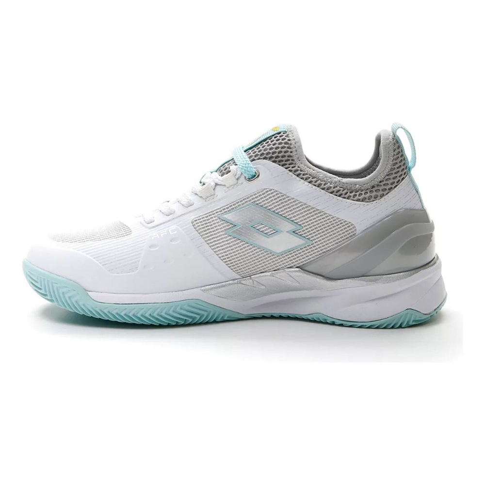 Женские теннисные кроссовки Lotto Mirage 200 Clay Court Shoe Women - White, Silver