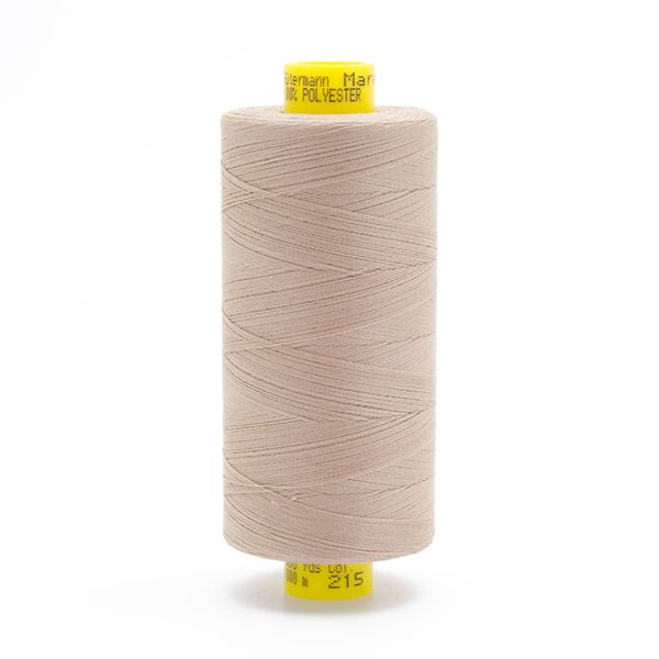 Нитка Gutermann Mara 120 (1000 метров), 1 кат., универсальная | 215 т.кремово-бежевый