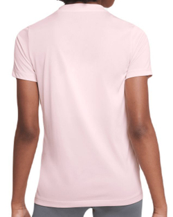 Футболка для девочки теннисная Nike Dri-Fit Legend V-Neck Training T-Shirt - pink foam