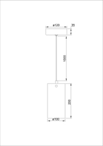 Подвесной светодиодный светильник Arte Lamp LANTERNA A3606SP-7BK