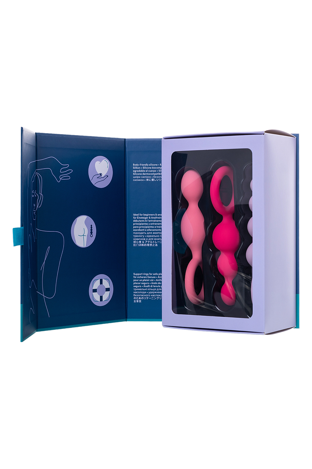 Набор анальных плагов Satisfyer силикон