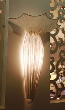 Wall lamp Evening Glory by Ayala Serfaty (white)