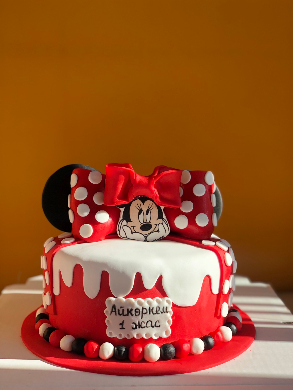 Торт Микки маус, Мини маус , Minnie mouse,  Mickey Mouse на день рождение девочке