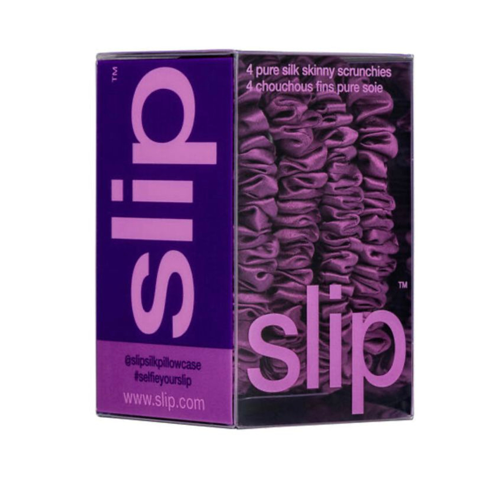 Набор узких резинок для волос из 100% шелка Slip Silk WILDFLOWER