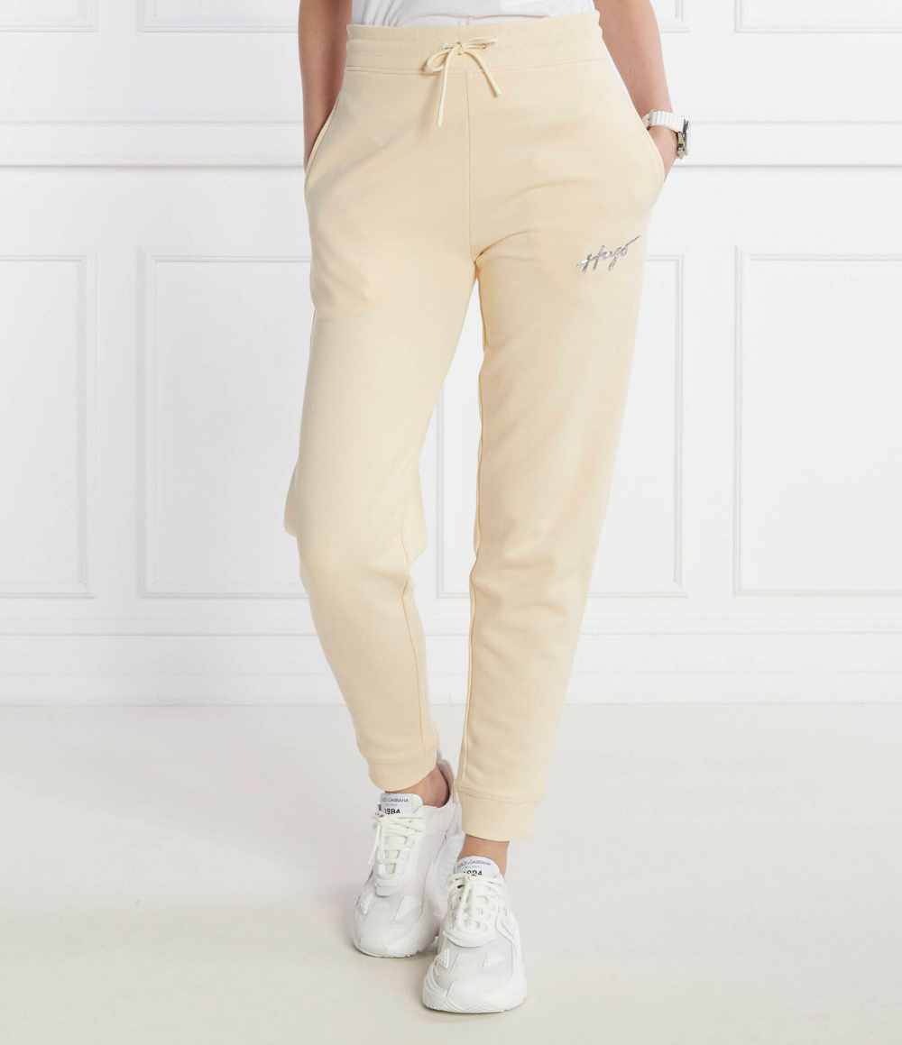 Спортивные штаны Easy Jogger 3 HUGO - бежевый(50509171)