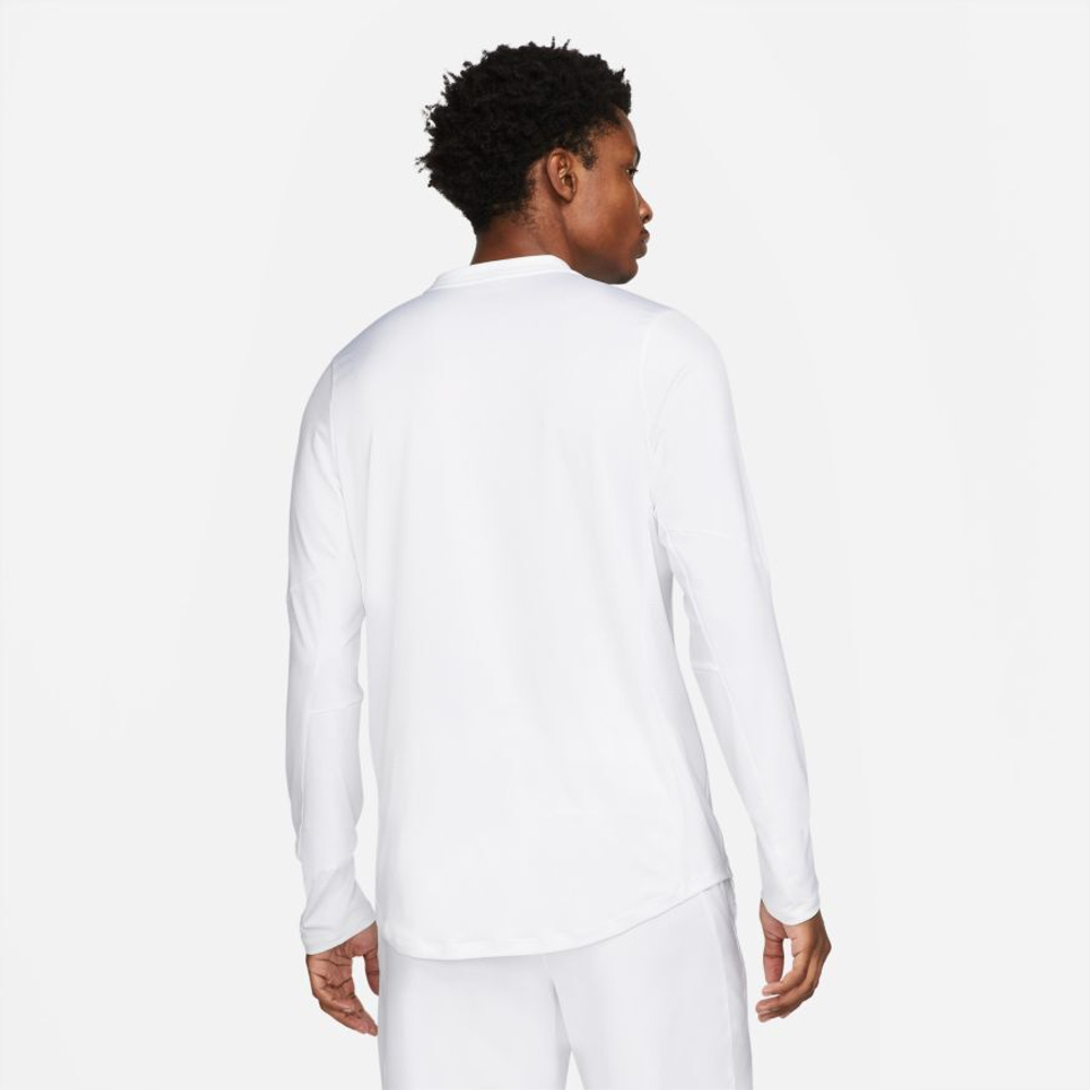 Мужская теннисная футболка теннисная Nike Dri-Fit Advantage Camisa M - белый