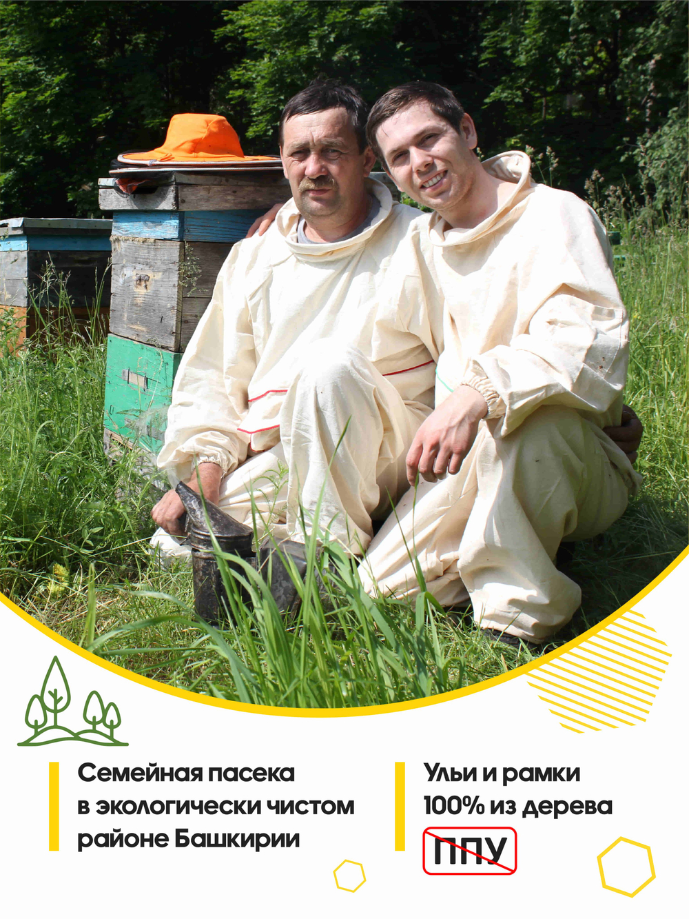 Мёд натуральный с мумие STRONG набор (3 банки по 450 г), 1350 г