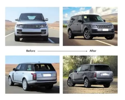 Обвес переделка для LAND ROVER RANGE ROVER VOGUE 2013 - 2017 в 2020 Рестайлинг Рейндж Ровер