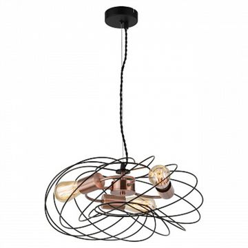 Люстра подвесная LSP-8246 черный Brooks Lussole LOFT