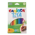 Карандаш цветной пластиковый заточенный 36 цв, Carioca 42795