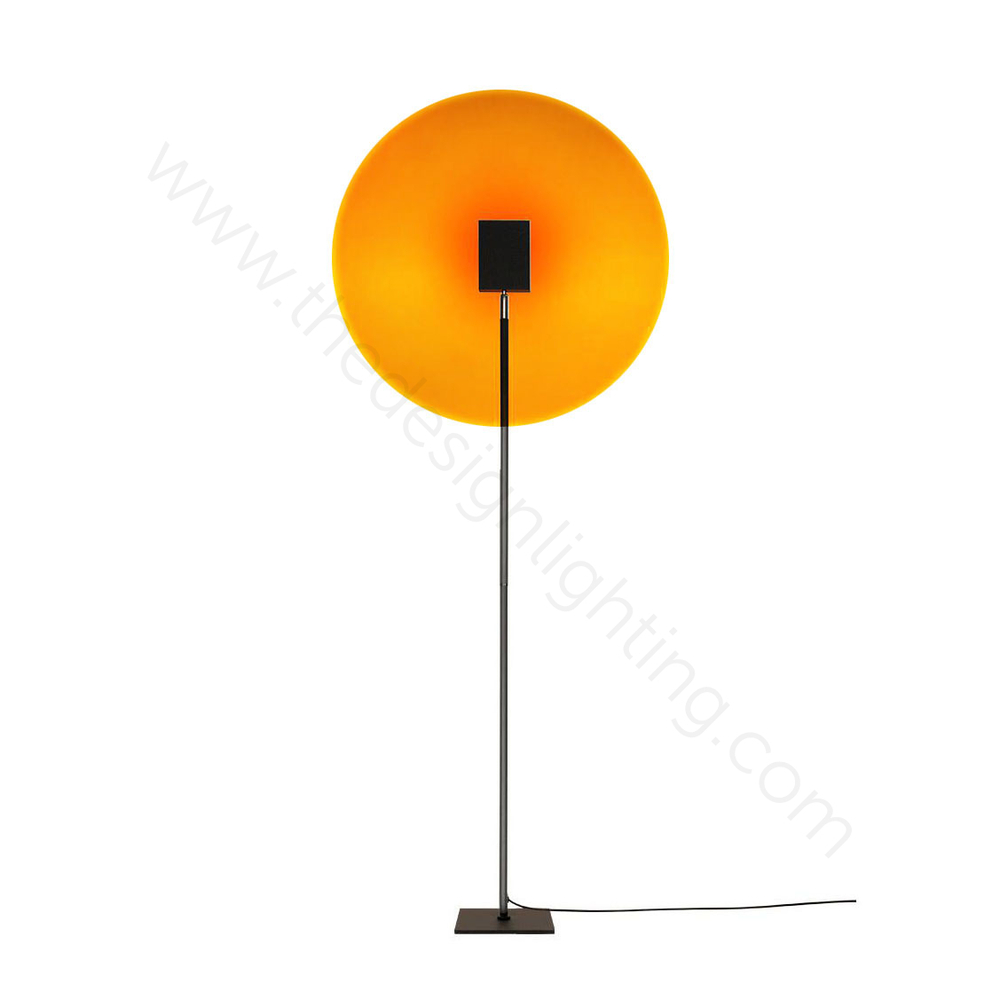 Floor design lamp Color Projector by Mandalaki Studio (yellow-Red)
