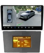 Магнитола для Opel Astra H (перенос БК вниз, серая) - Teyes CC3-2K-360 на Android 10, Быстрая, 2K QLED, CarPlay, 4G SIM-слот, 4 камеры в комплекте
