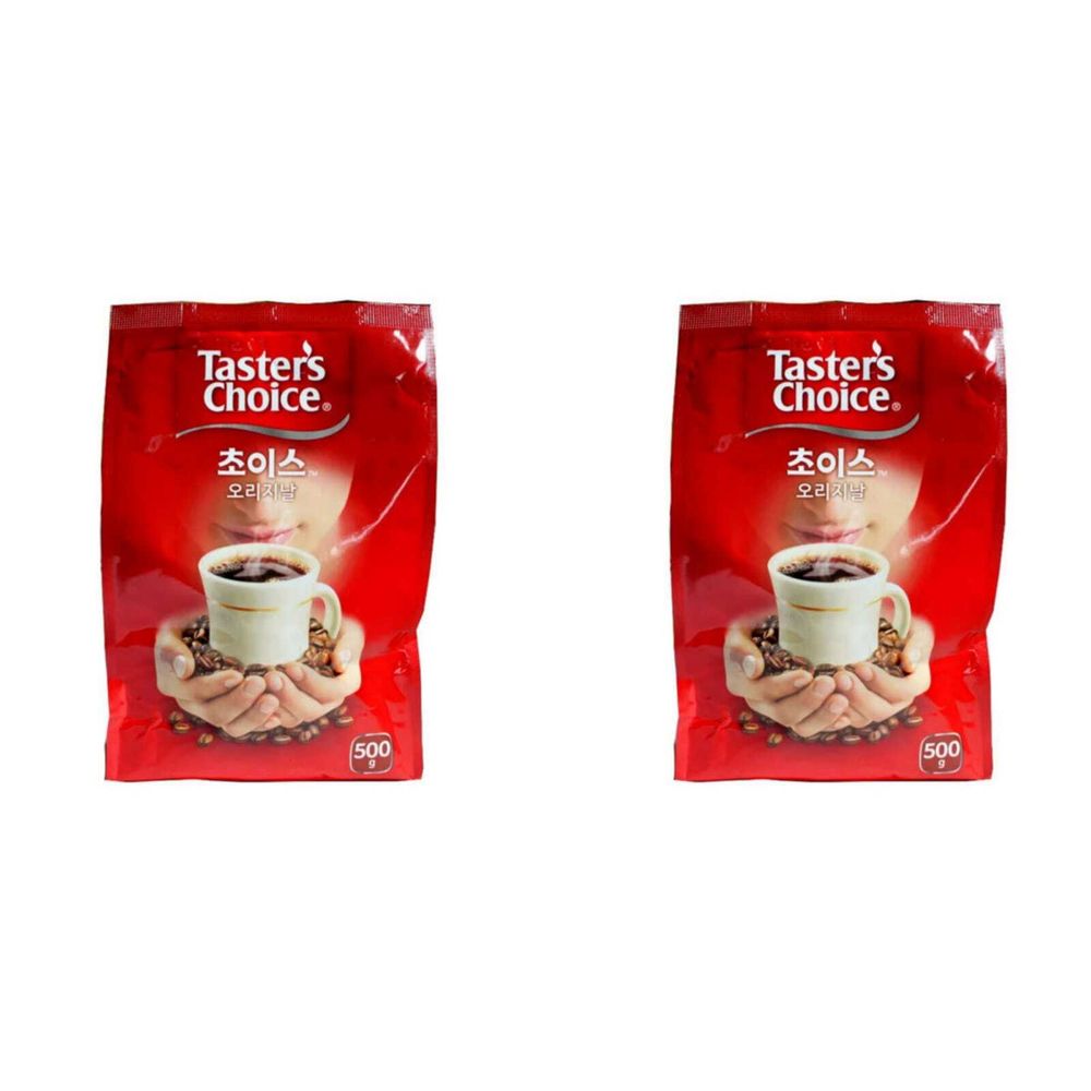 Кофе растворимый Tasters Choice Original, пакет 500 г, 2 шт