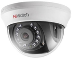 внутренняя купольная HD-TVI камера видеонаблюдения с ИК-подсветкой DS-T101(2.8mm) HiWatch