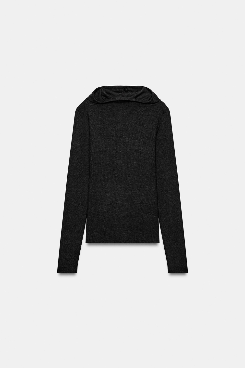 ФУТБОЛКА SLIM С КАПЮШОНОМ — ZARA