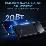 Внешний аккумулятор повербанк черный Power Bank 10000mAh 22,5W BASEUS PPXJ10