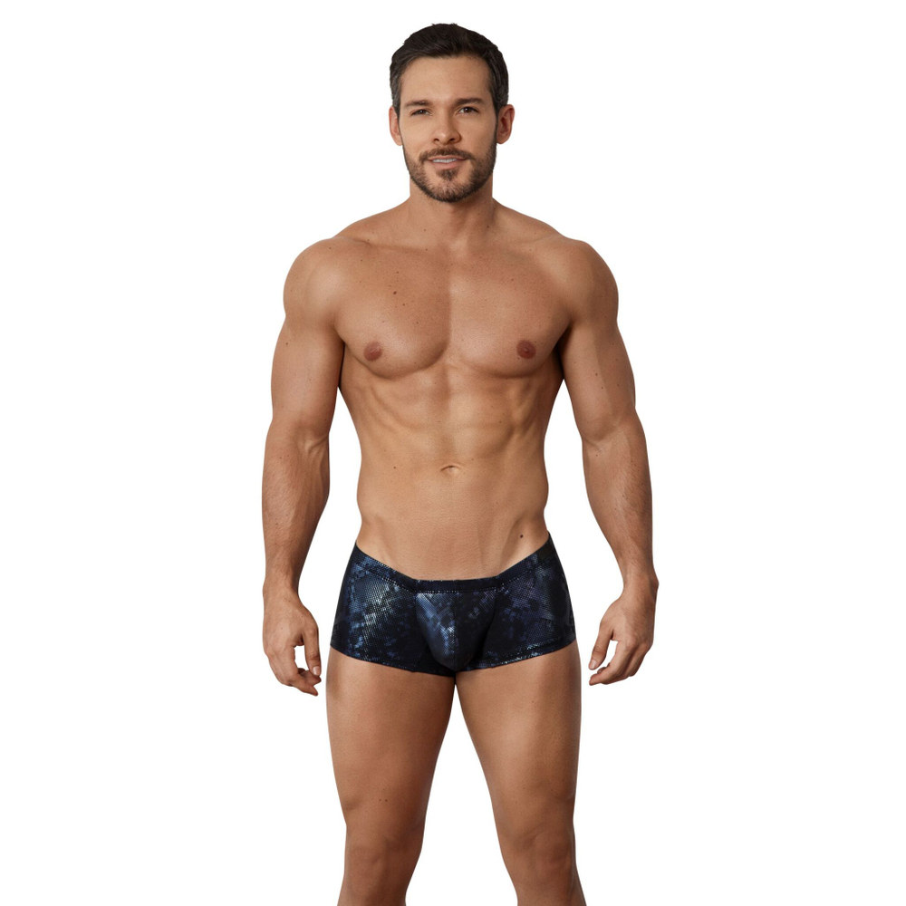 Темно-синие блестящие трусы-хипсы Cambodia Trunks (Размер: L) (Цвет: темно-синий)