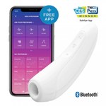Вакуумный клиторальный стимулятор Satisfyer Curvy 1+ (белый)