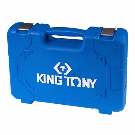 Цена на KING TONY (44108AMP01) Гайковерт пневматический ударный 1/2", 881 Нм, с комплектом головок, 19 предметов