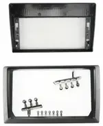 Магнитола для Honda Accord 8 2008-2012 (ШГУ монохром, рамка вниз) - Teyes LUX ONE 360 монитор 12.3" 2K QLED на Android 10, Быстрая, CarPlay, 4G SIM-слот, 4 камеры в комплекте