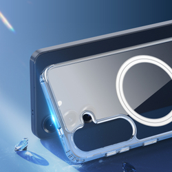 Усиленный прозрачный чехол с поддержкой MagSafe от Dux Ducis для Samsung Galaxy S25, серия Clin Mag Series Case