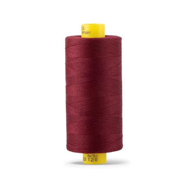 Нитка Gutermann Mara 120 (1000 метров), 1 кат., универсальная | 369 винный